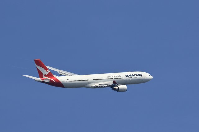 カンタス航空の機体