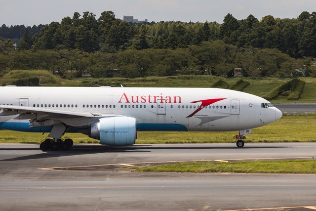 オーストリア航空の機体