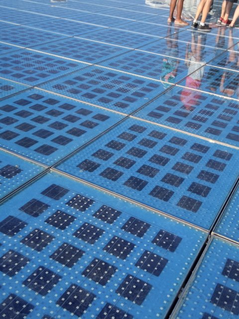 ザダル 光のモニュメント「太陽への挨拶」（編集長撮影・2023年）