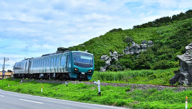 五能線の列車（青森）