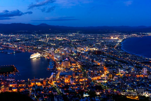 函館山からの夜景(北海道)