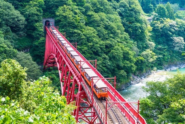 黒部峡谷トロッコ電車(富山)