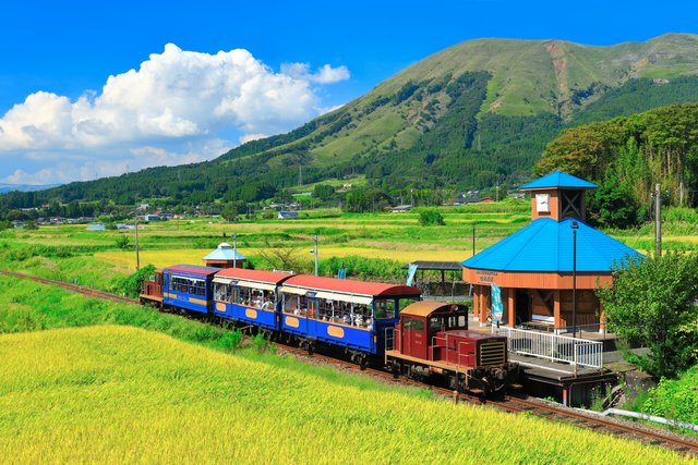 南阿蘇鉄道のトロッコ列車(熊本)