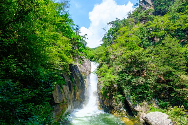 昇仙峡の仙娥滝(山梨)