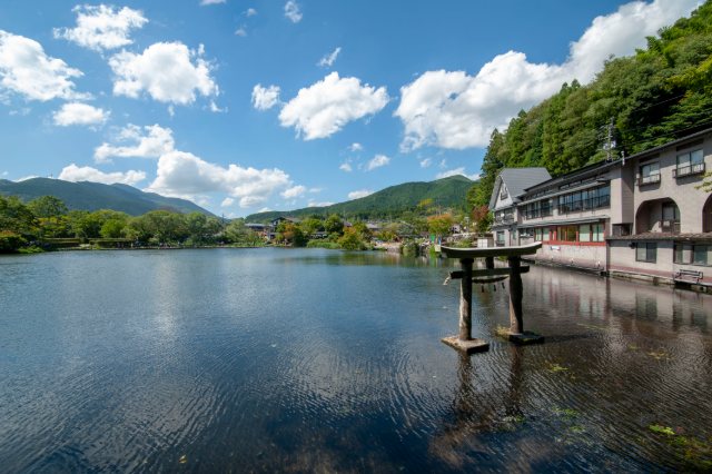由布院の金鱗湖（大分）