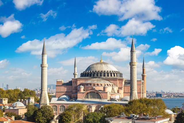 イスタンブールのアヤソフィア