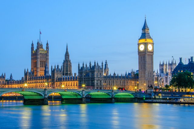 ロンドンの国会議事堂とビッグ・ベン